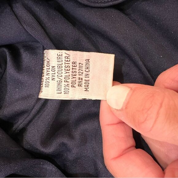 Badgley Mischka Sequin Cocktail Dress Sz 6 Teal Blue V-Neck Sleeveless Party - Picture 12 of 13